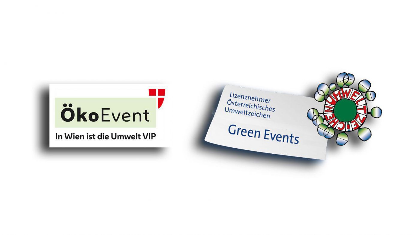 Logos von ÖkoEvent und Green Events