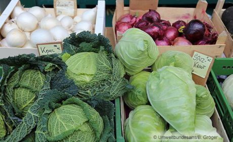 Gemüse am Markt
